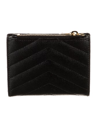 Saint Laurent 2021 Signature Logo Wallet