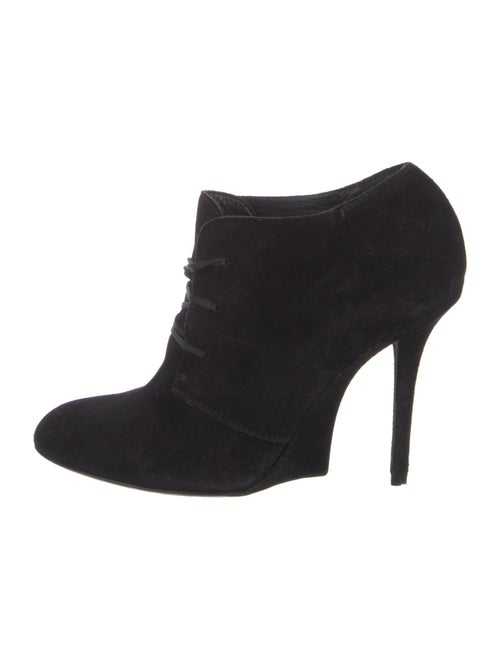 Yves Saint Laurent Suede Lace-Up Boots