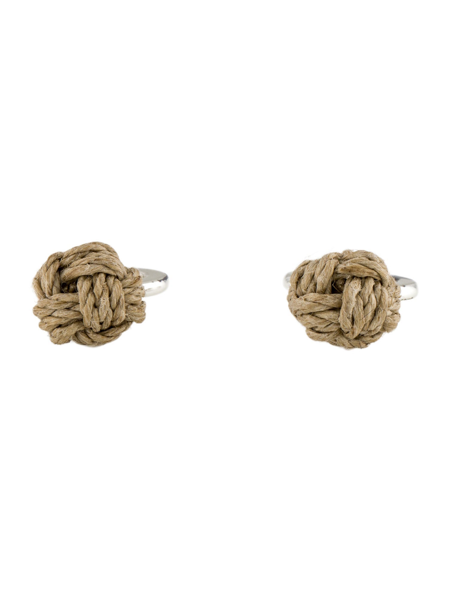 Yves Saint Laurent Knotted Thread Cufflinks