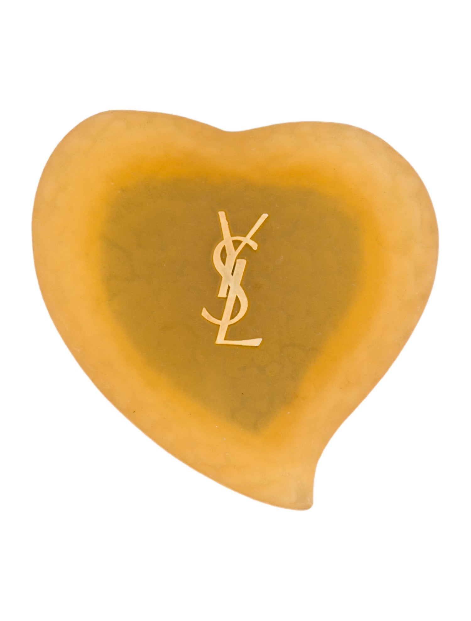 Yves Saint Laurent Heart-Form Pocket Mirror