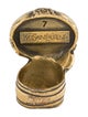 Yves Saint Laurent Glass Cabochon Arty Ovale Ring