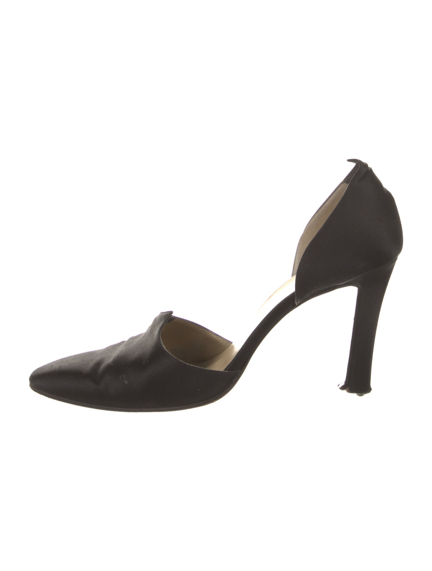 Yves Saint Laurent Satin D'Orsay Pumps