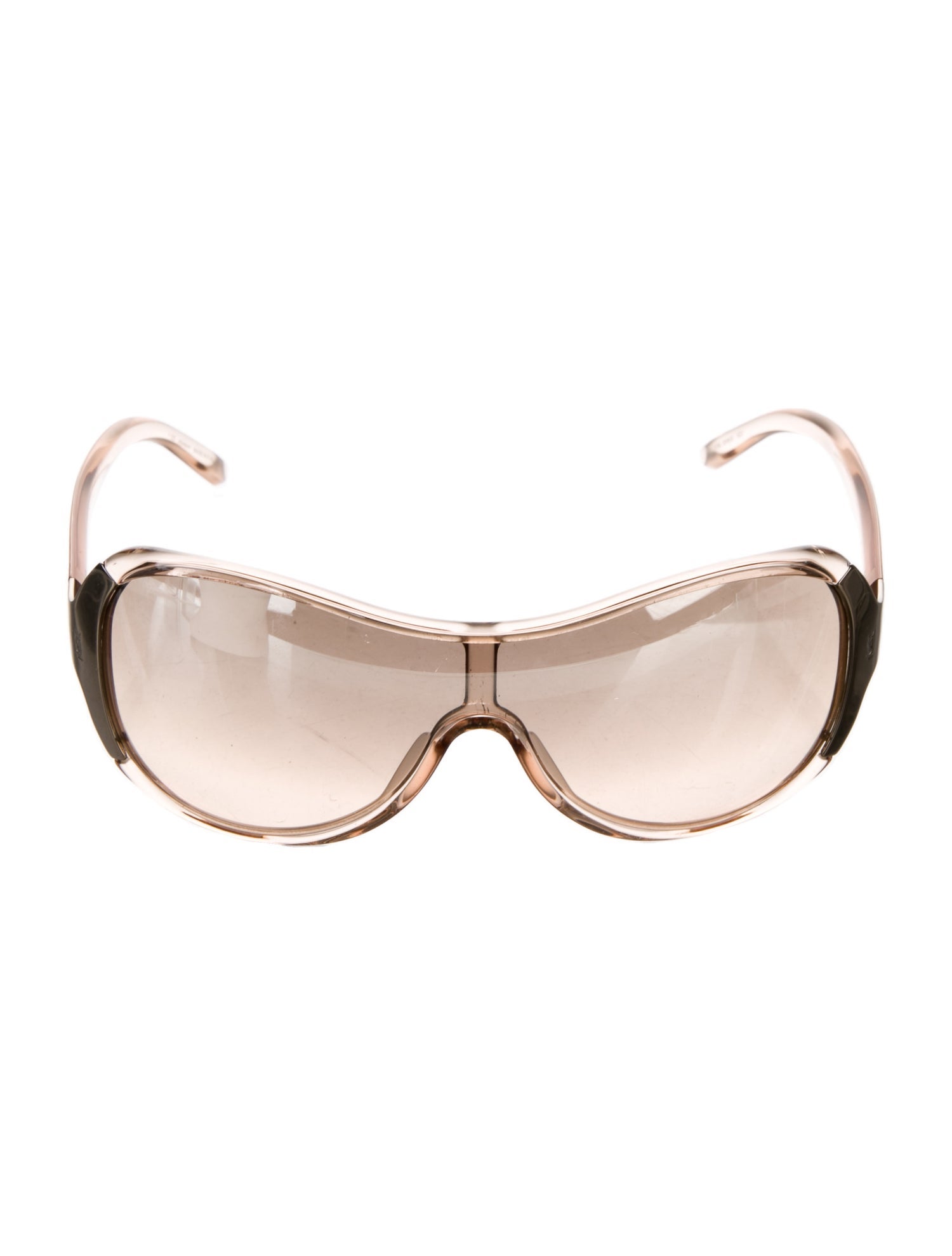 Yves Saint Laurent Shield Mirrored Sunglasses
