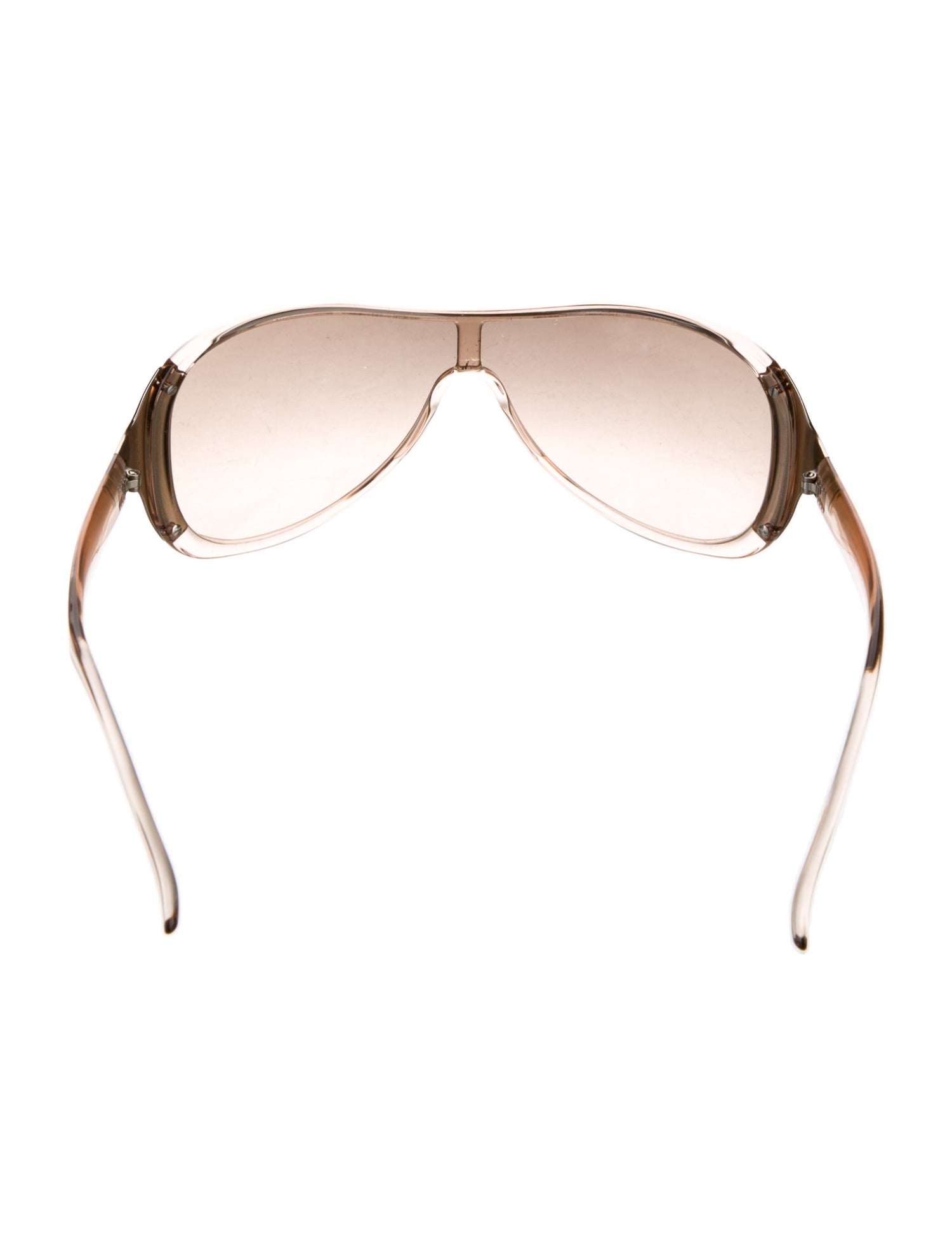 Yves Saint Laurent Shield Mirrored Sunglasses