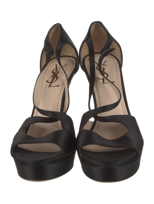 Yves Saint Laurent Satin D'Orsay Pumps