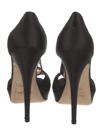 Yves Saint Laurent Satin D'Orsay Pumps