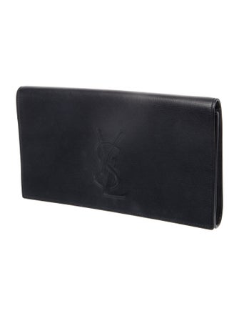 Yves Saint Laurent Leather Clutch