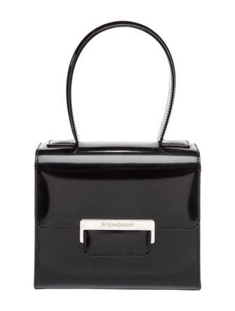 Yves Saint Laurent Patent Leather Top Handle Bag