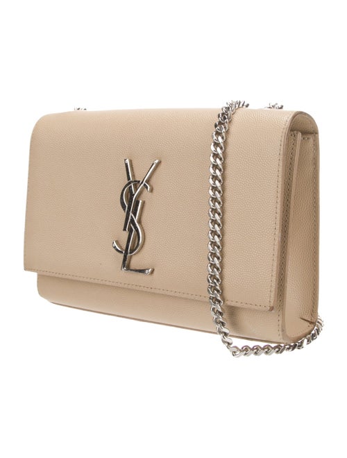 Yves Saint Laurent Embossed Leather Shoulder Bag