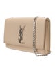 Yves Saint Laurent Embossed Leather Shoulder Bag