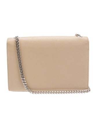 Yves Saint Laurent Embossed Leather Shoulder Bag