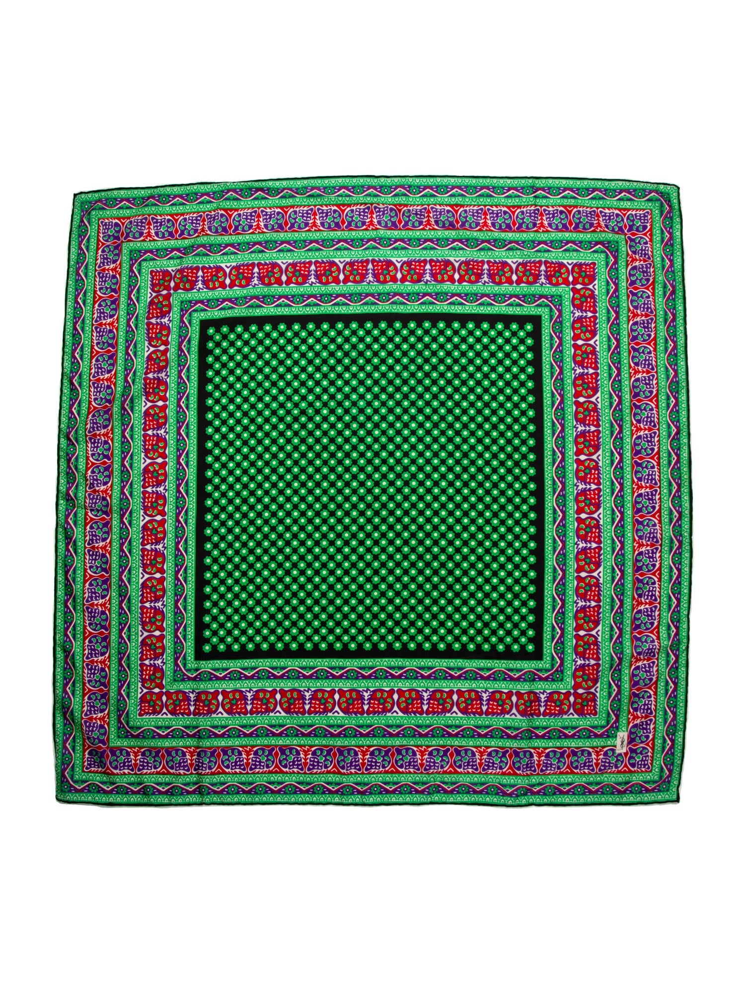 Yves Saint Laurent Printed Scarf