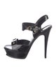 Yves Saint Laurent Patent Leather Sandals