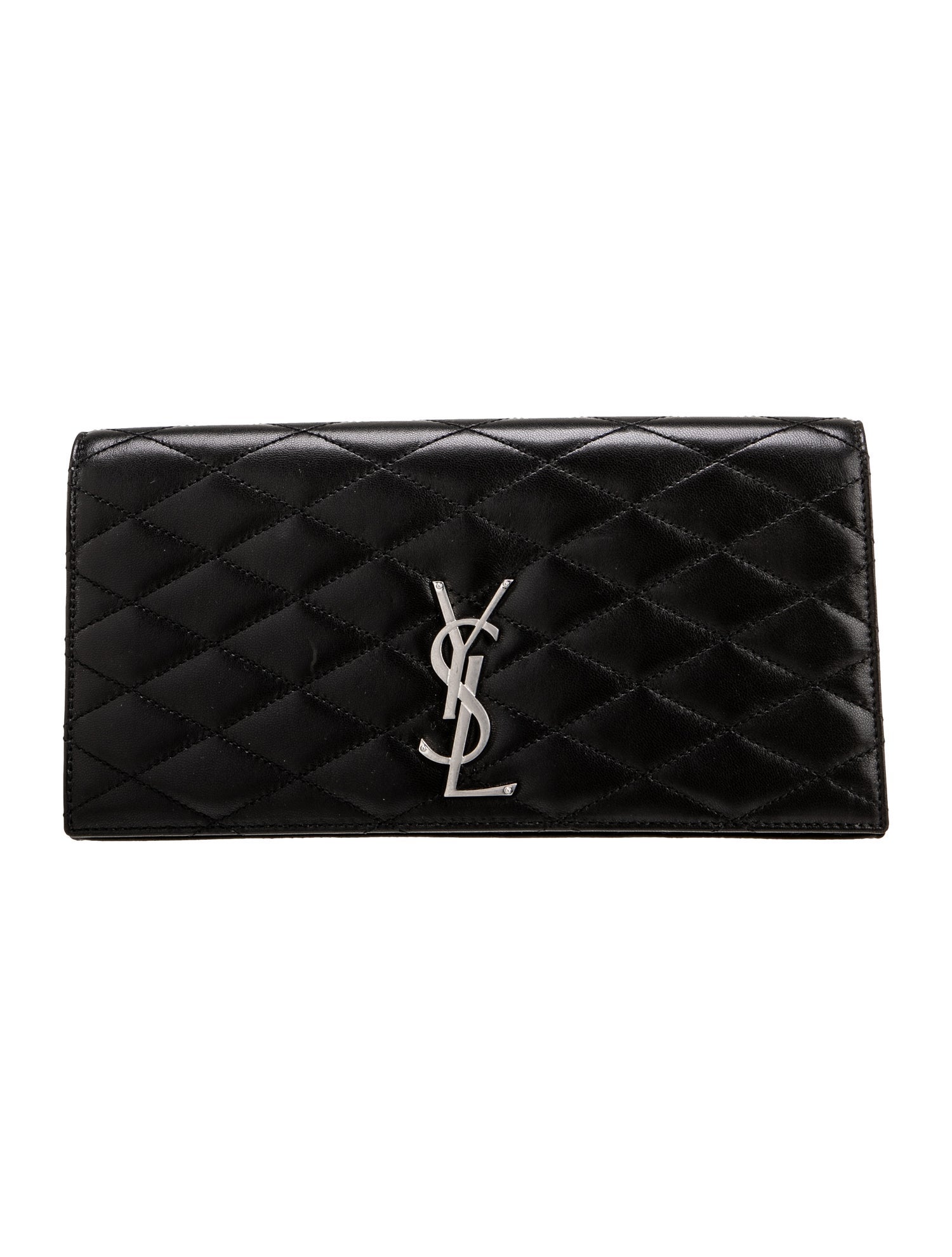 Saint Laurent Quilted Clutch