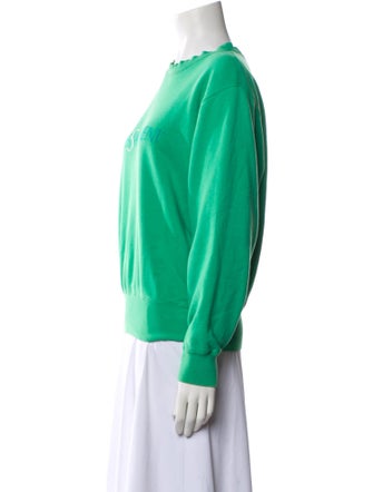 Yves Saint Laurent Crew Neck Long Sleeve Sweatshirt