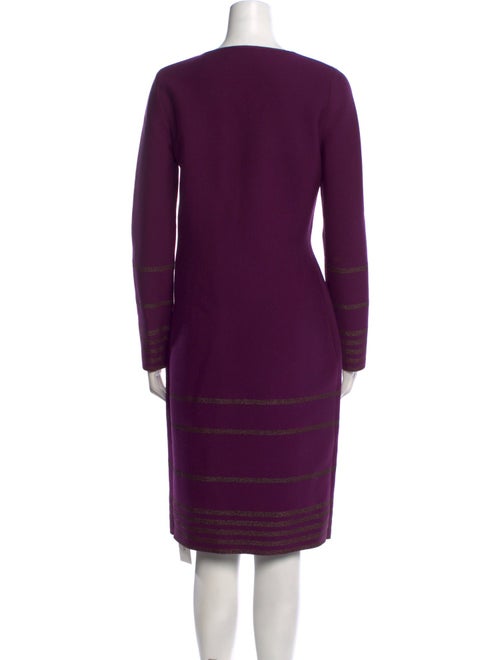 Yves Saint Laurent Wool Knee-Length Dress