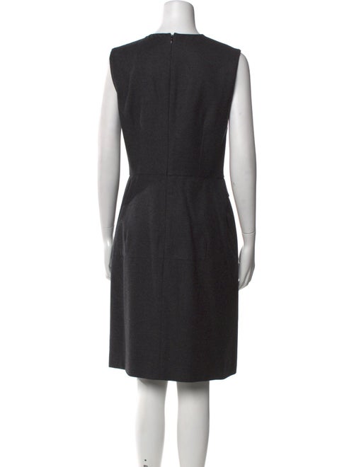 Yves Saint Laurent Wool Knee-Length Dress