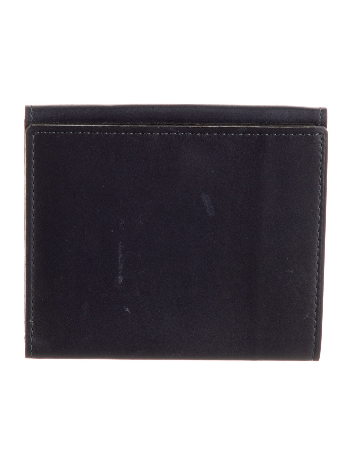 Yves Saint Laurent Leather Compact Wallet