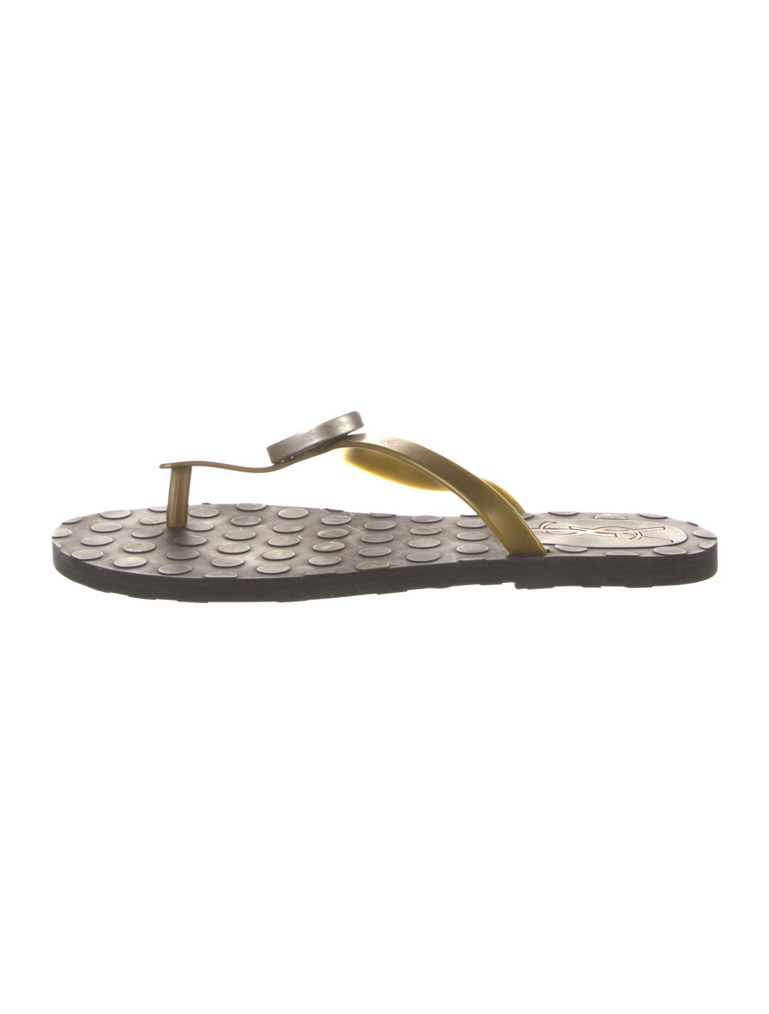 Yves Saint Laurent Rubber Flip Flops