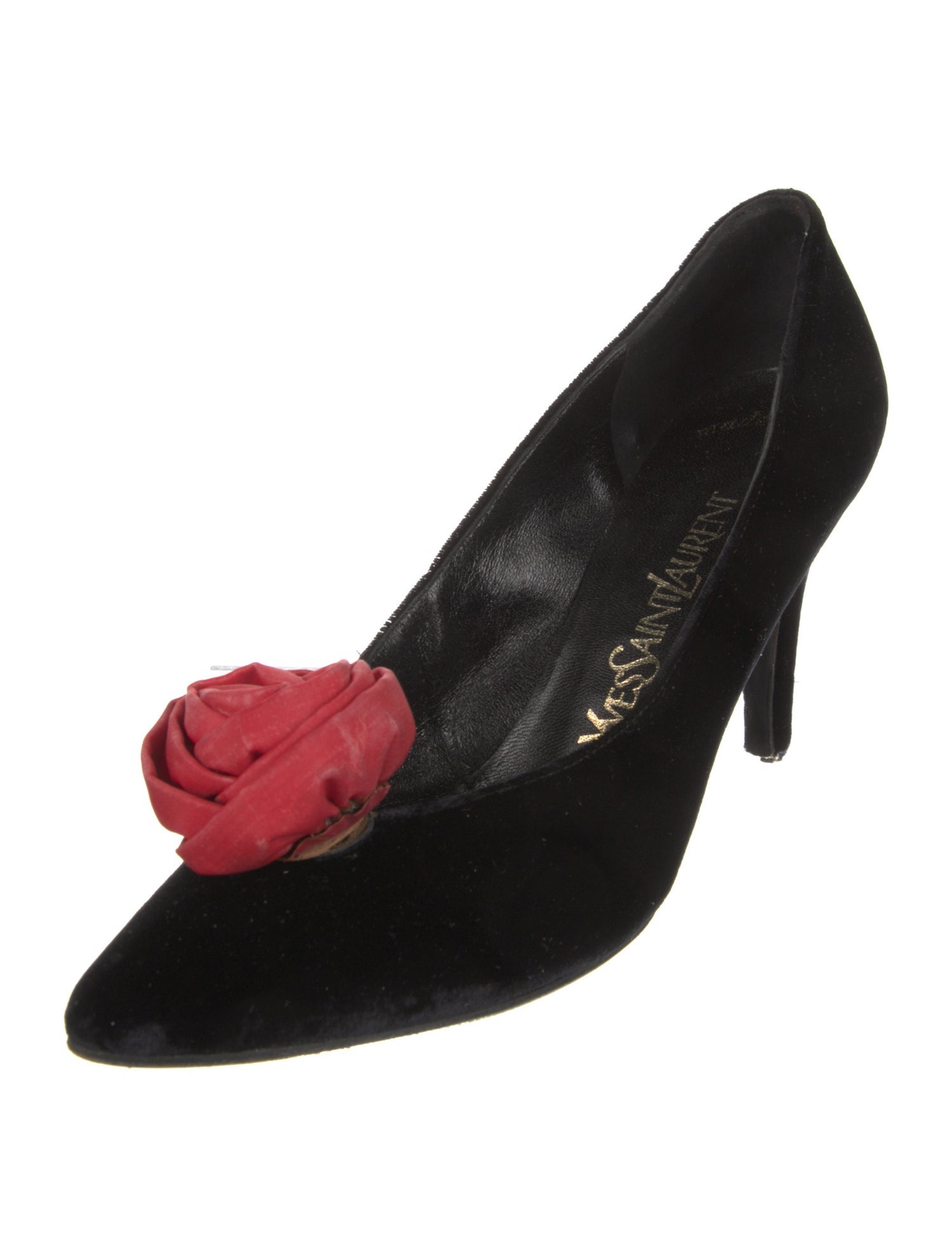 Yves Saint Laurent Velvet Pumps