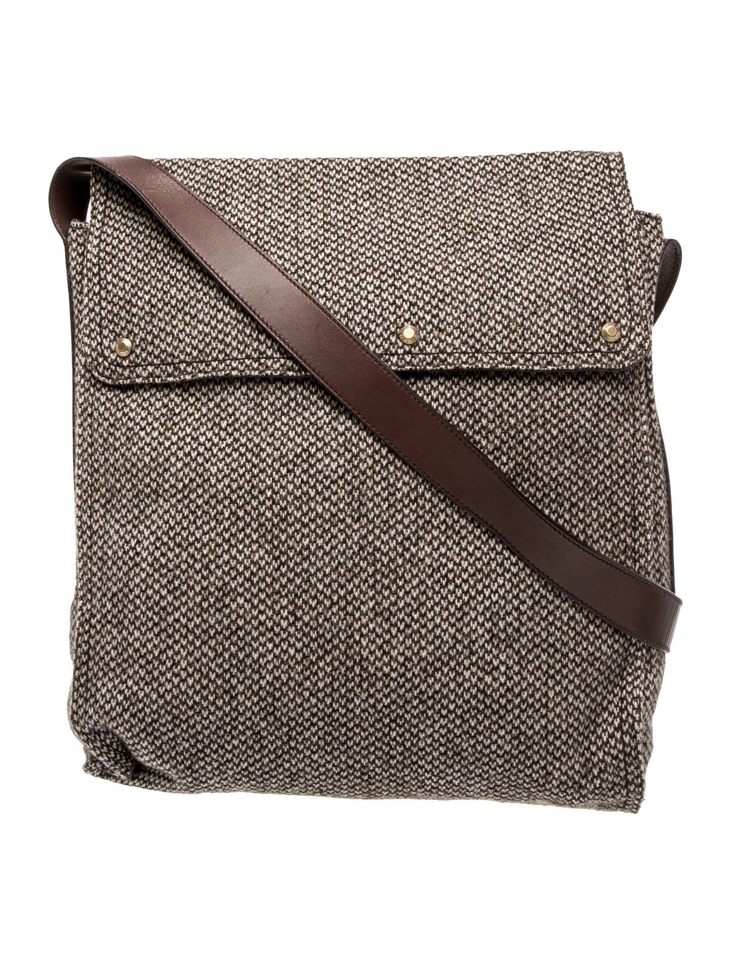 Yves Saint Laurent Tweed Shoulder Bag Vintage