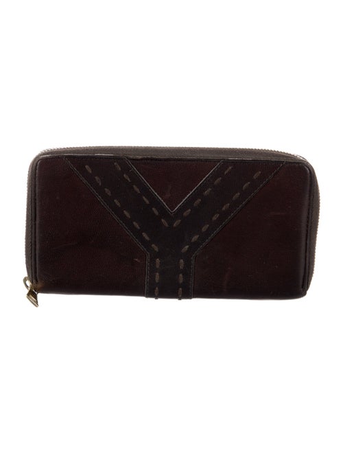 Yves Saint Laurent Leather Continental Wallet