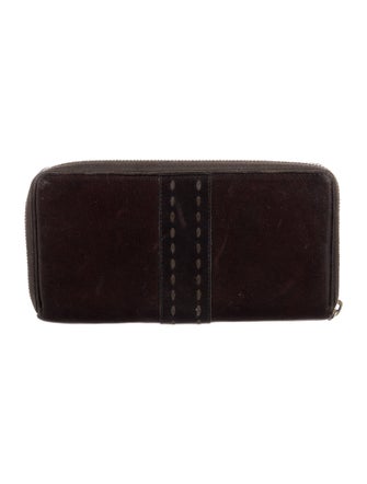 Yves Saint Laurent Leather Continental Wallet