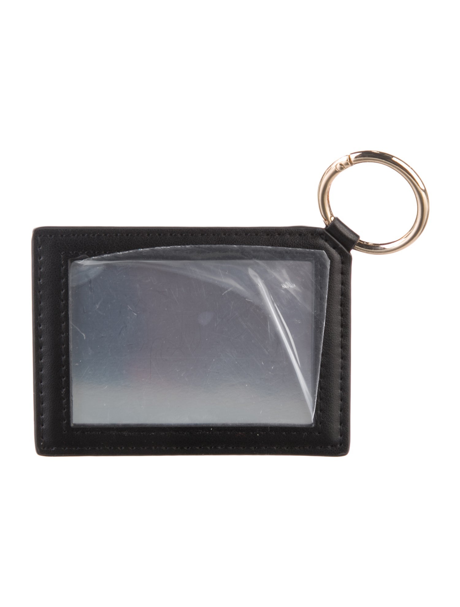 Yves Saint Laurent Leather Mirror Keychain