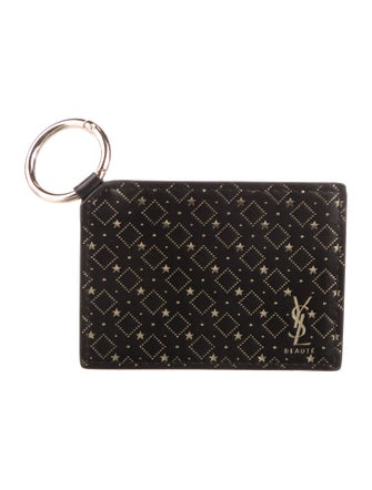 Yves Saint Laurent Leather Mirror Keychain