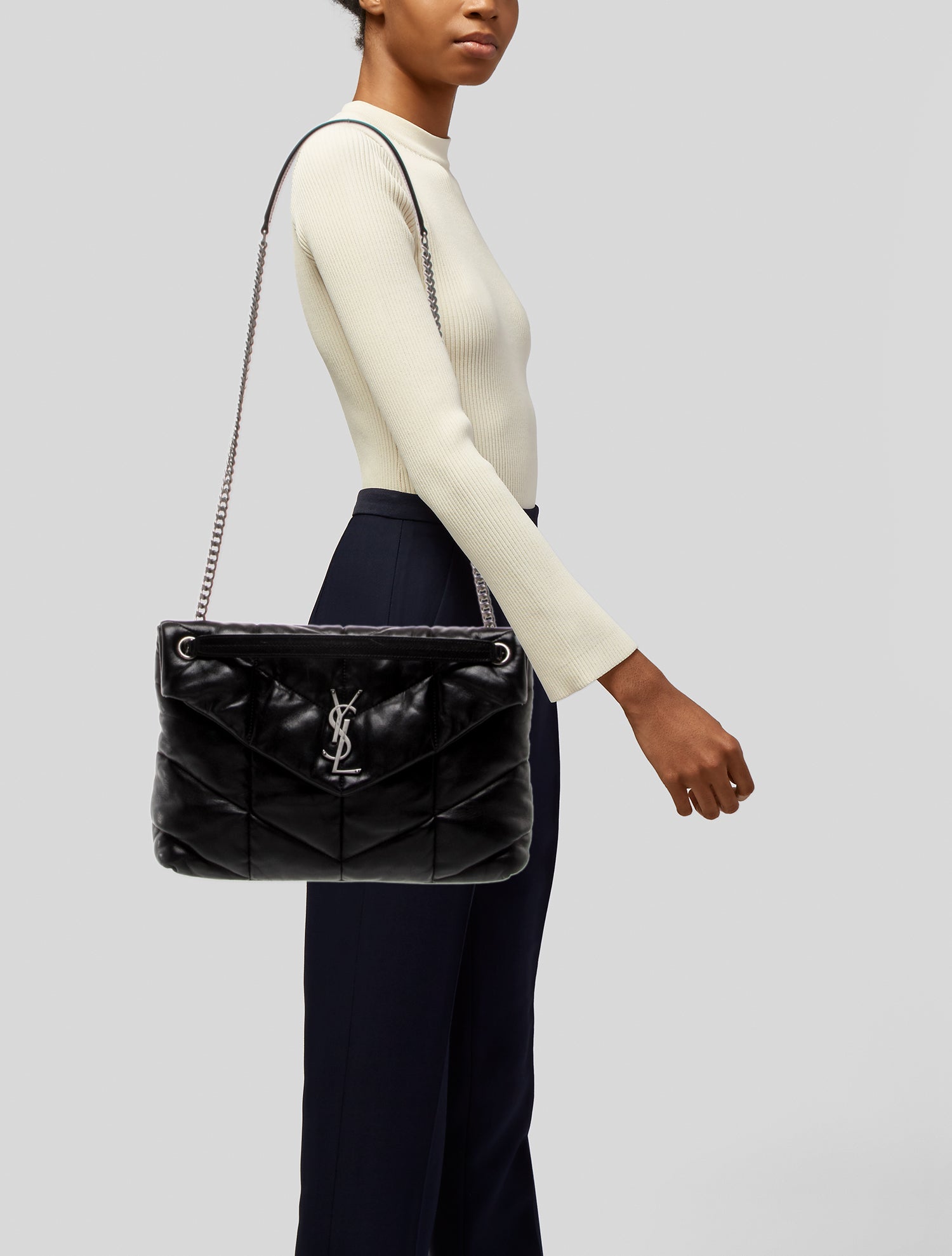 Saint Laurent Quilted LouLou Medium