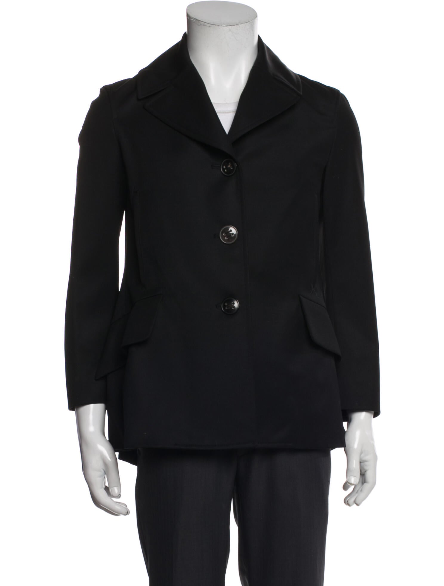 Yves Saint Laurent Wool Peacoat