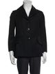 Yves Saint Laurent Wool Peacoat
