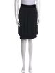 Yves Saint Laurent Wool Knee-Length Skirt
