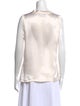 Yves Saint Laurent Silk Cowl Neck Blouse