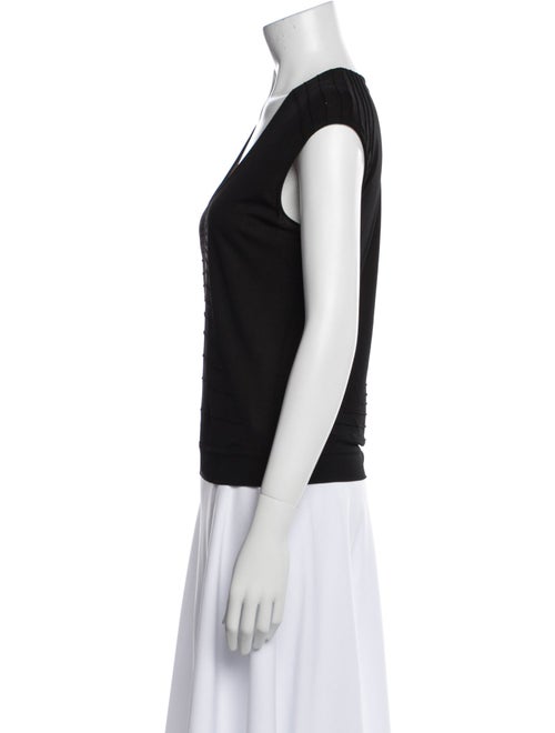 Yves Saint Laurent Wool Scoop Neck Top