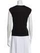 Yves Saint Laurent Wool Scoop Neck Top