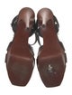 Yves Saint Laurent Leather T-Strap Sandals