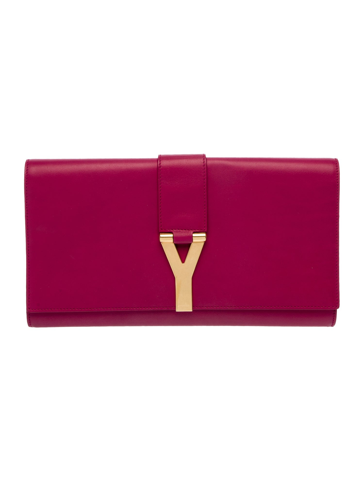Saint Laurent Leather Clutch