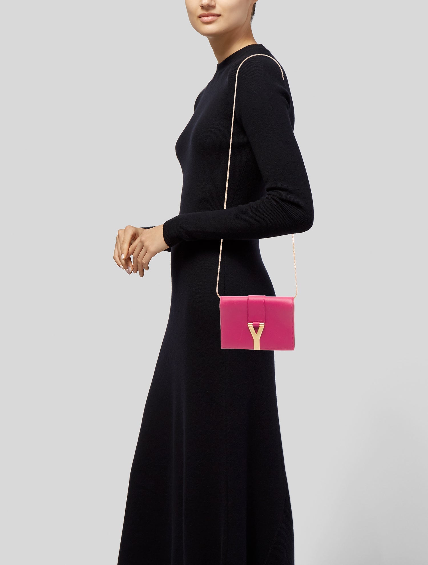 Saint Laurent Leather Y Ligne Mini