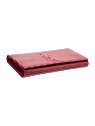 Yves Saint Laurent Leather Clutch
