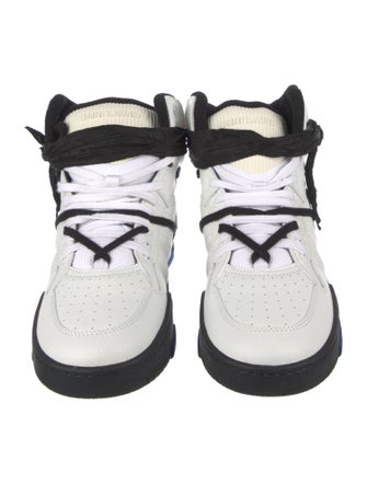 Saint Laurent Leather Printed Sneakers