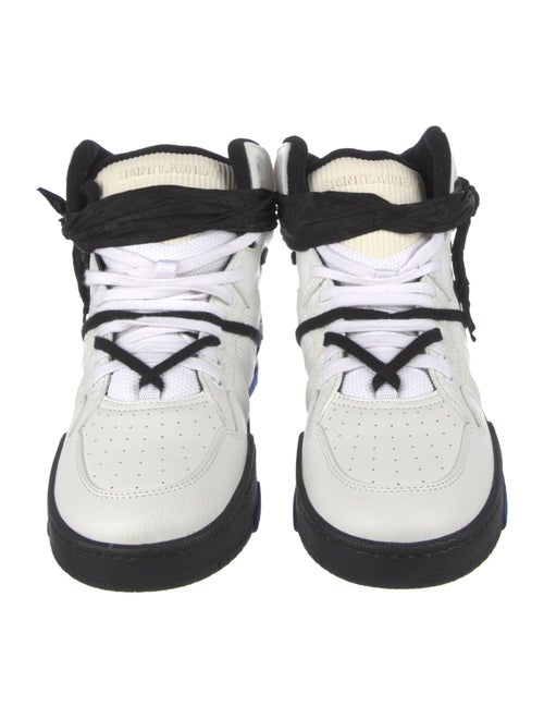 Saint Laurent Leather Printed Sneakers