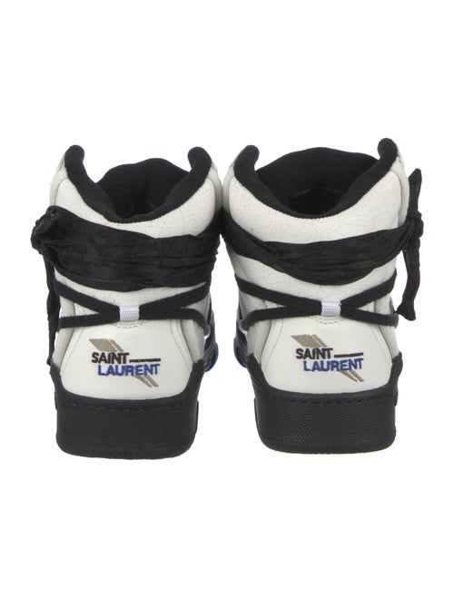 Saint Laurent Leather Printed Sneakers