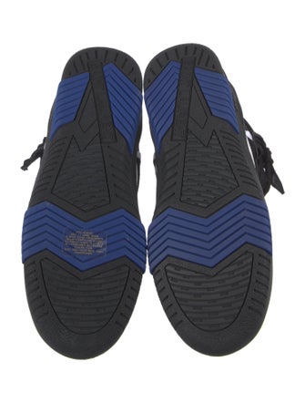 Saint Laurent Leather Printed Sneakers