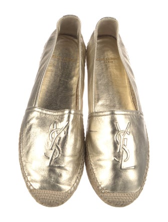 Yves Saint Laurent Leather Espadrilles