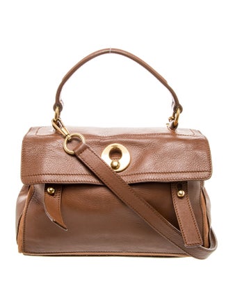 Yves Saint Laurent Leather Top Handle Bag