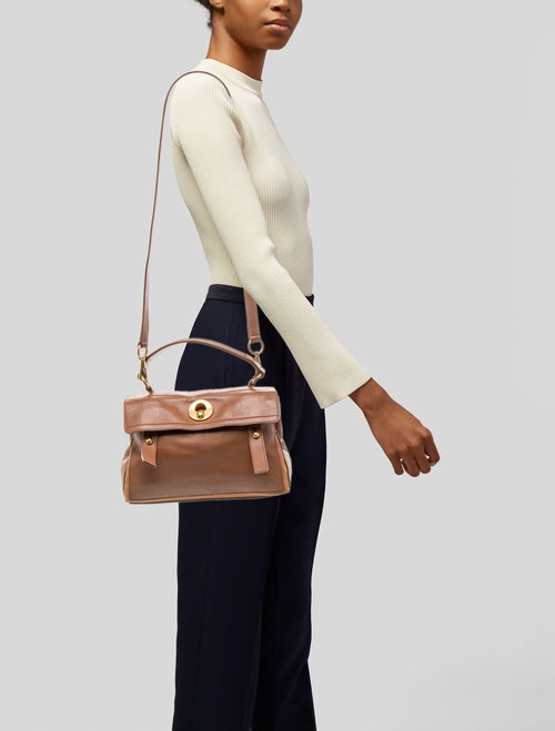 Yves Saint Laurent Leather Top Handle Bag