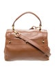 Yves Saint Laurent Leather Top Handle Bag