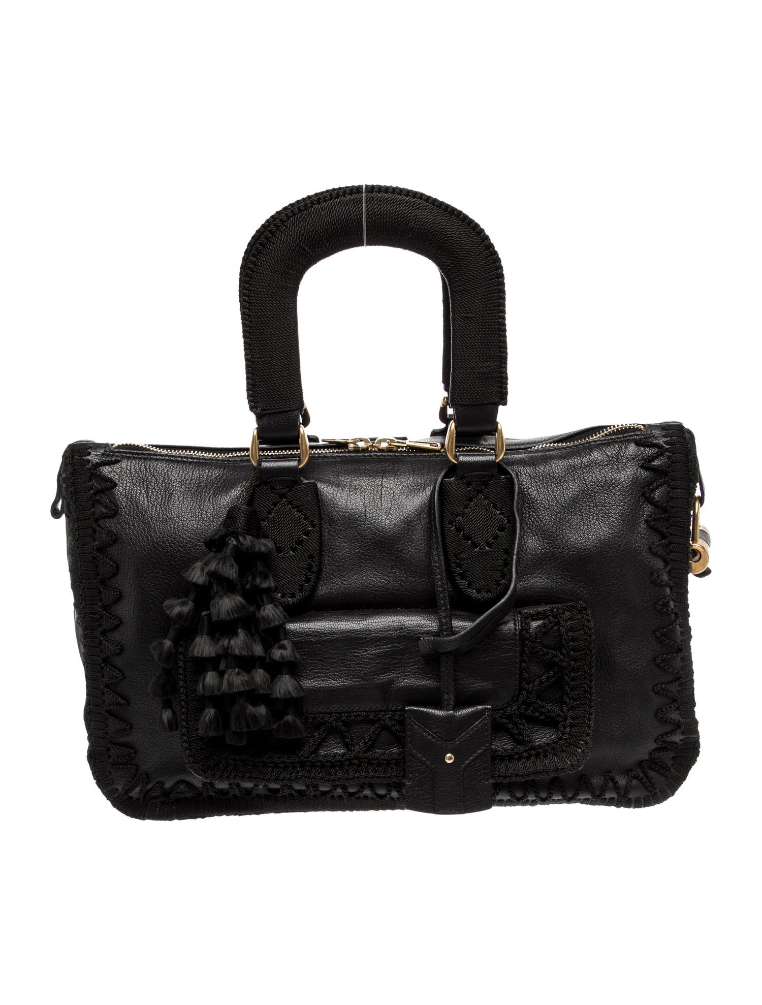 Yves Saint Laurent Leather Top Handle Bag Vintage