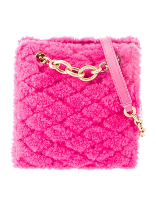 Saint Laurent Shearling Crossbody Bag